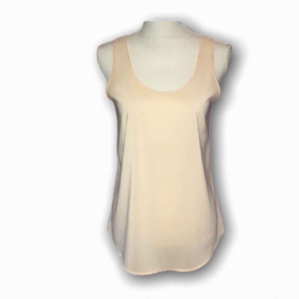 Pink Republic | Light Pink Sheer Tank | M